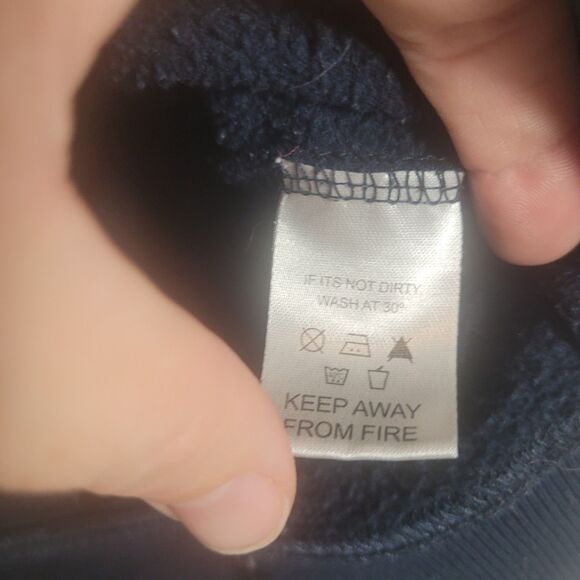 University of Oxford Crest Hoodie Sweatshirt Kids Size 9/10 Years Blue Pullover - Picture 7 of 12